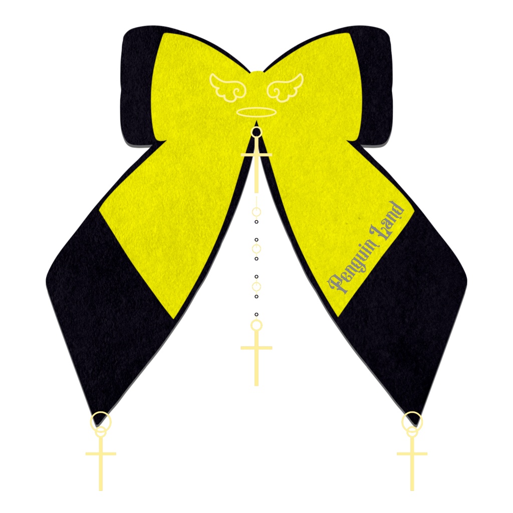 【アクリルキーホルダー】ゆらめき十字架ロザリオの祈りリボン【 ロリータ ゆめかわいい 量産型 地雷系】