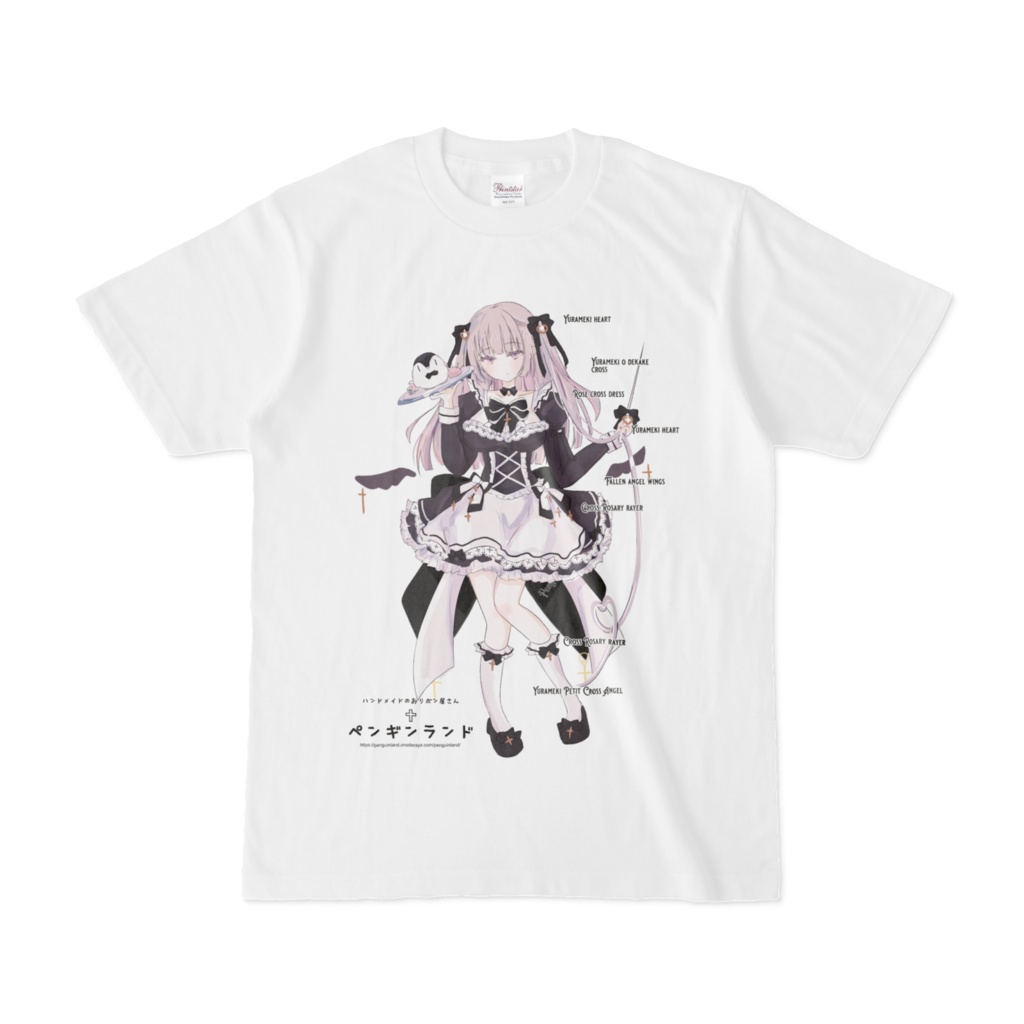 20225】ハンドメイドアリスちゃん 痛Tシャツ - ペンギンランド【地雷系