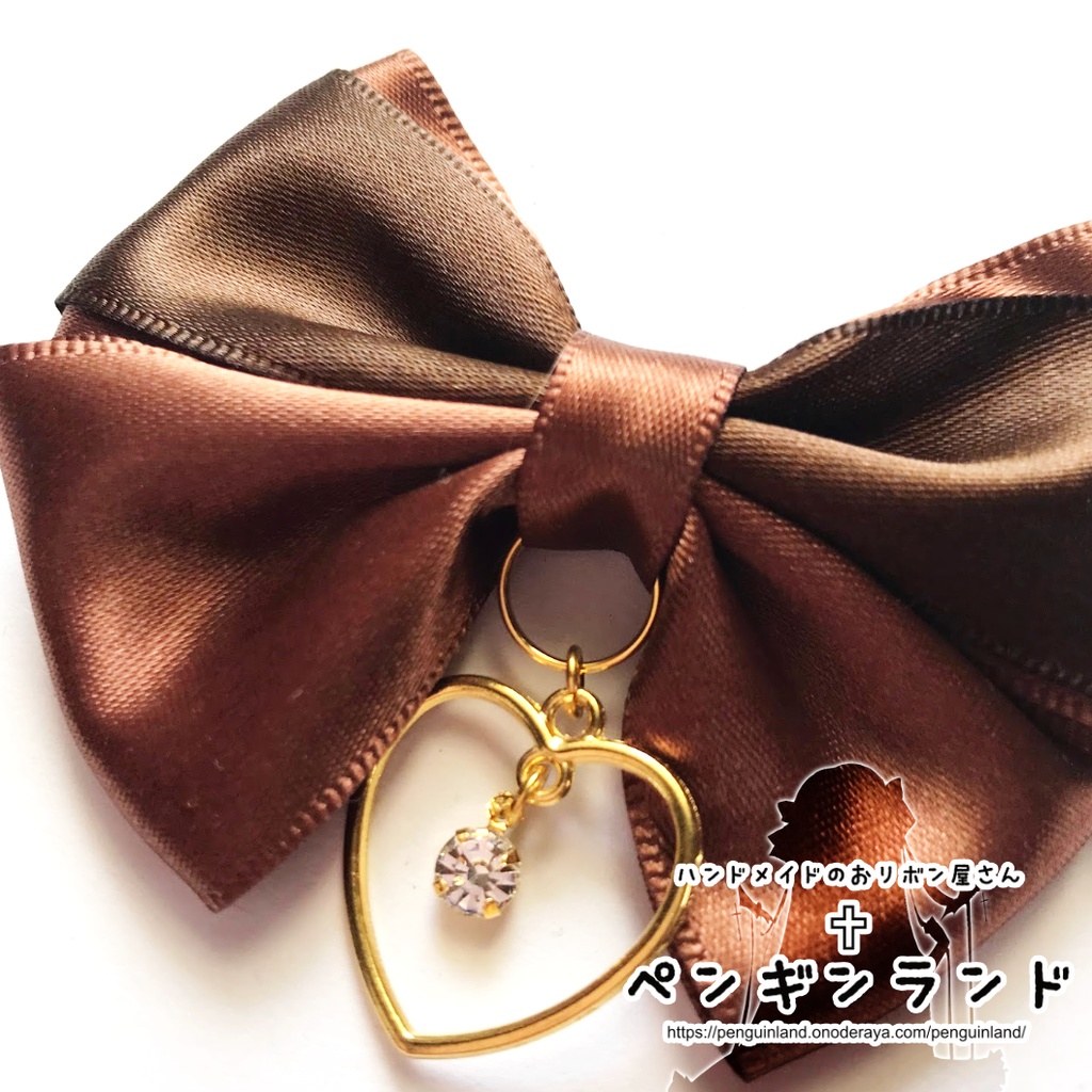 【ヘアクリップ|左右セット】ゴスロリ蝶々おリボン