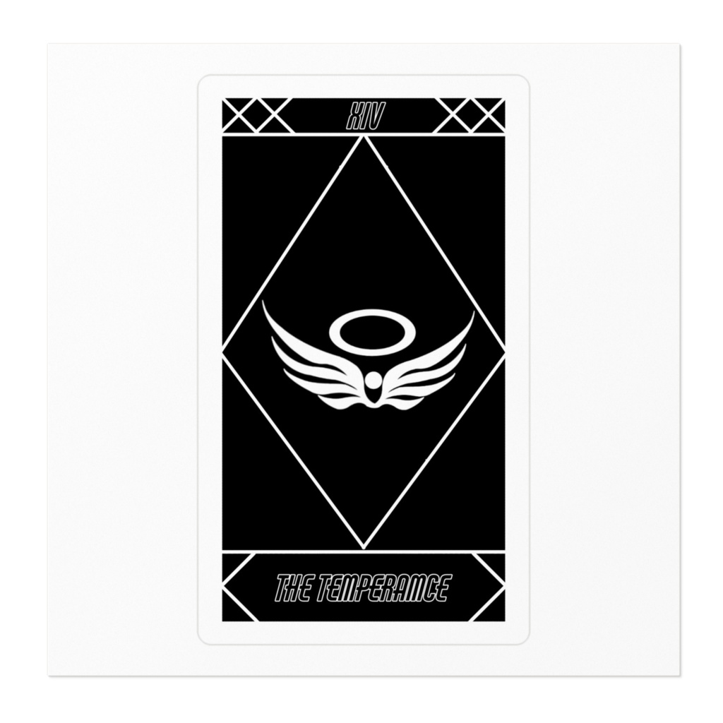 タロットカードステッカー 節制