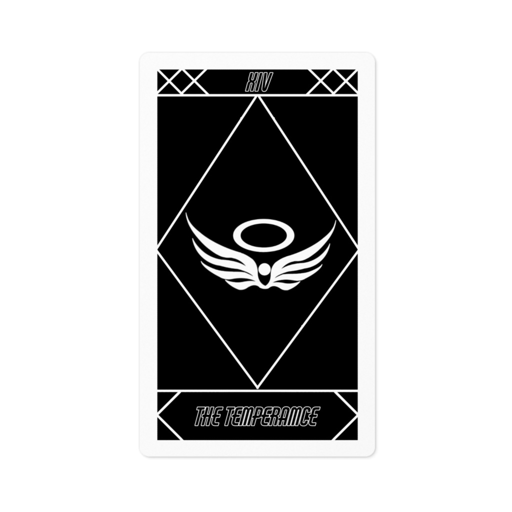 タロットカードステッカー 節制
