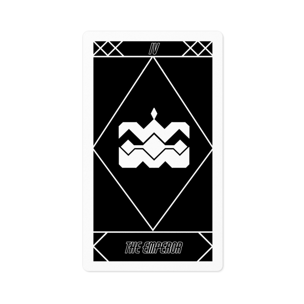タロットカードステッカー 皇帝