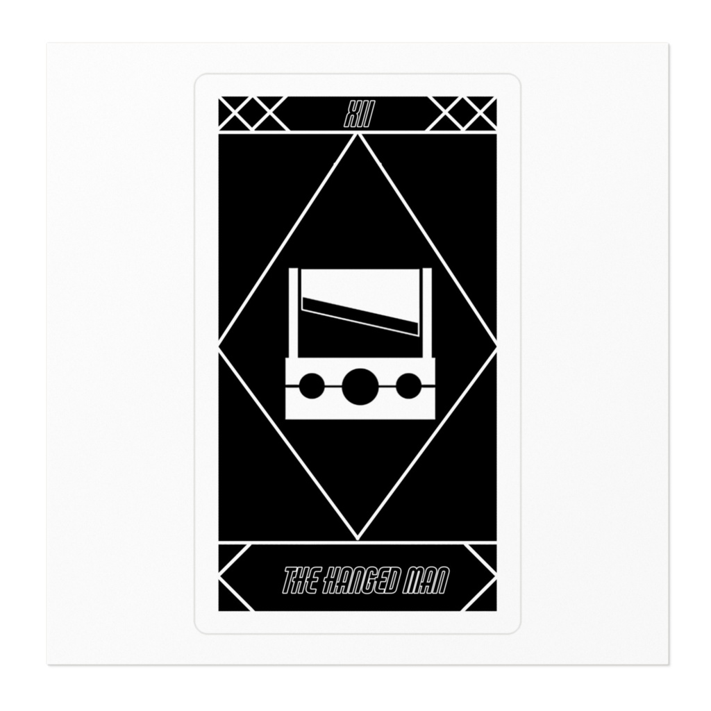 タロットカードステッカー 刑死者