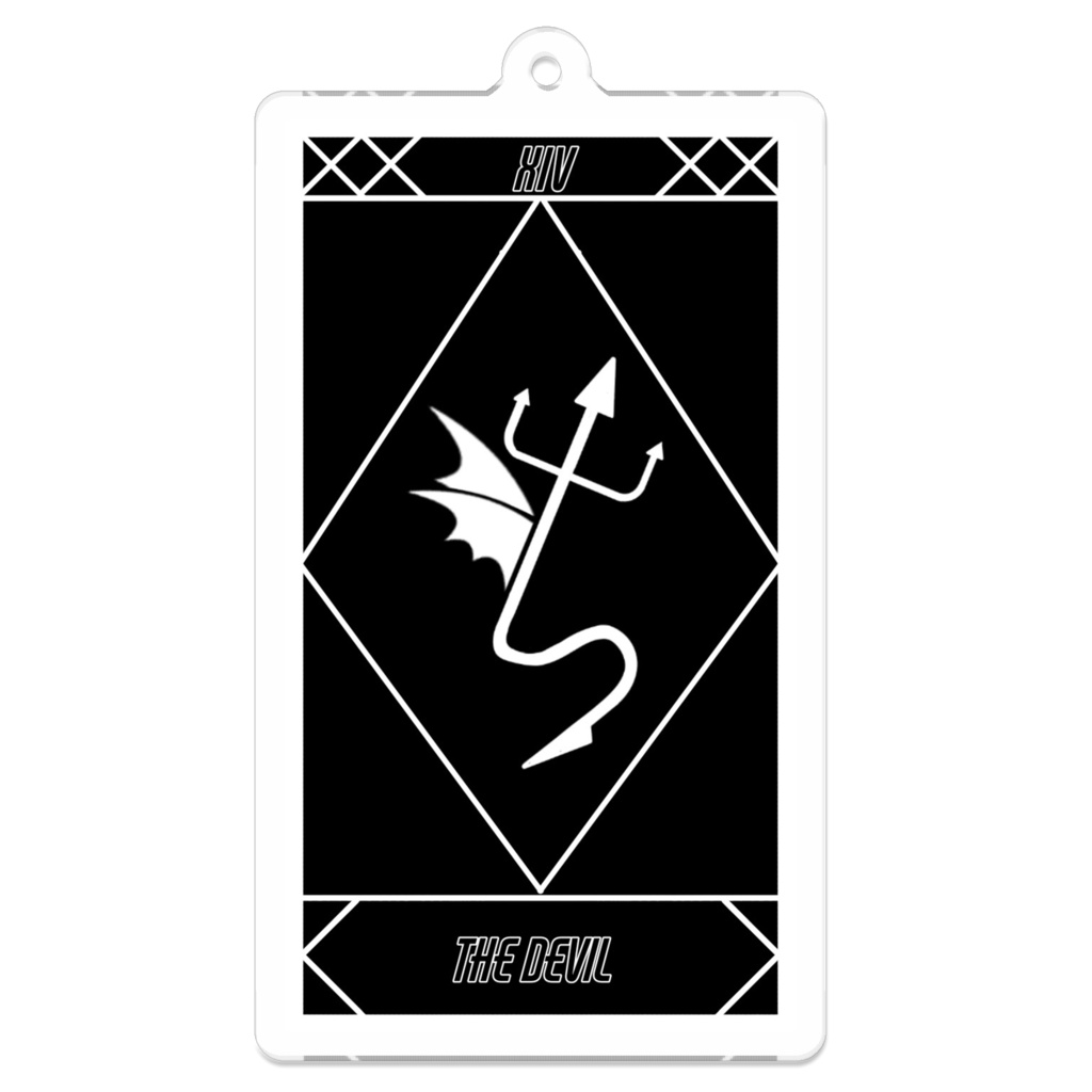 タロットカードキーホルダー 悪魔