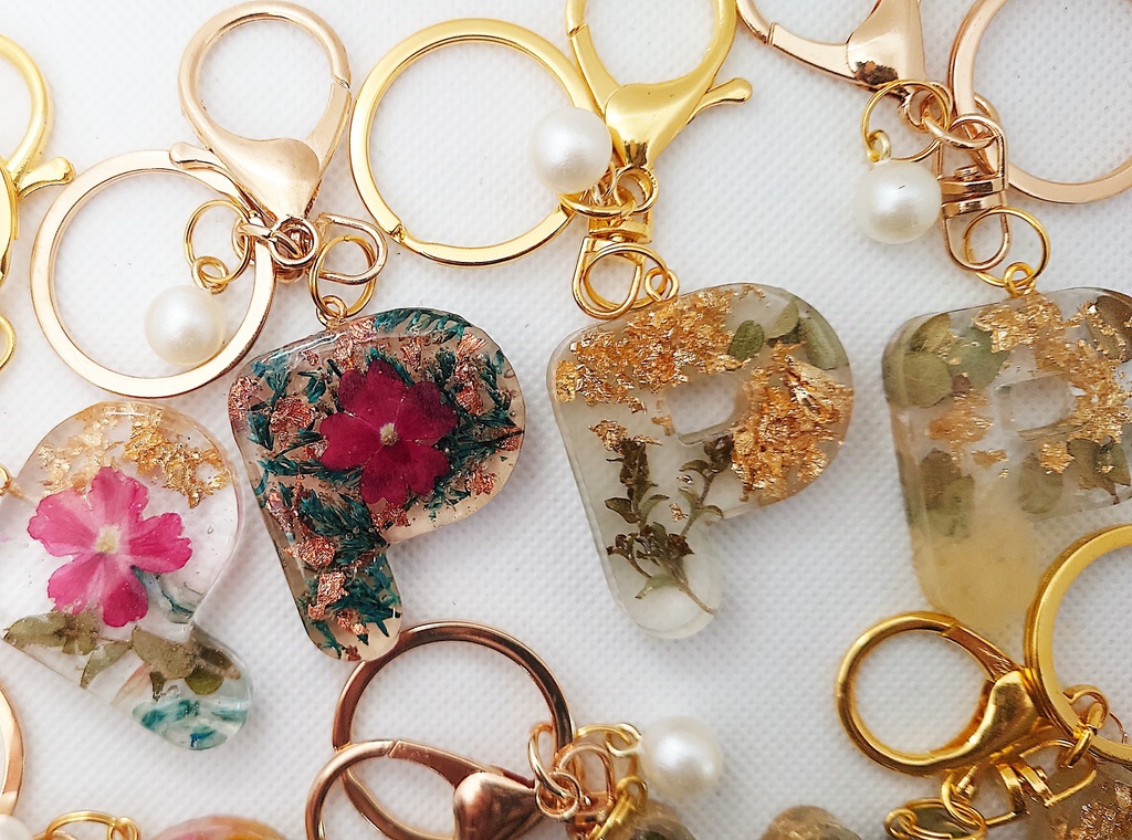 レジンのキーホルダー