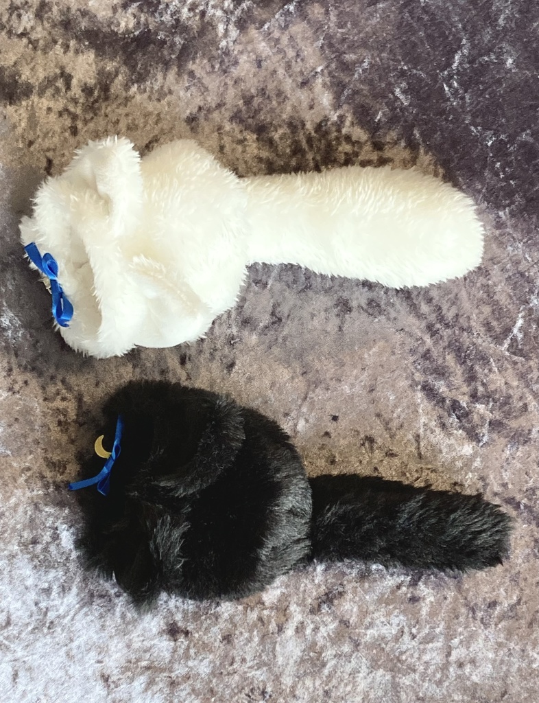 ぬい用着ぐるみ服 ねこ(長毛)