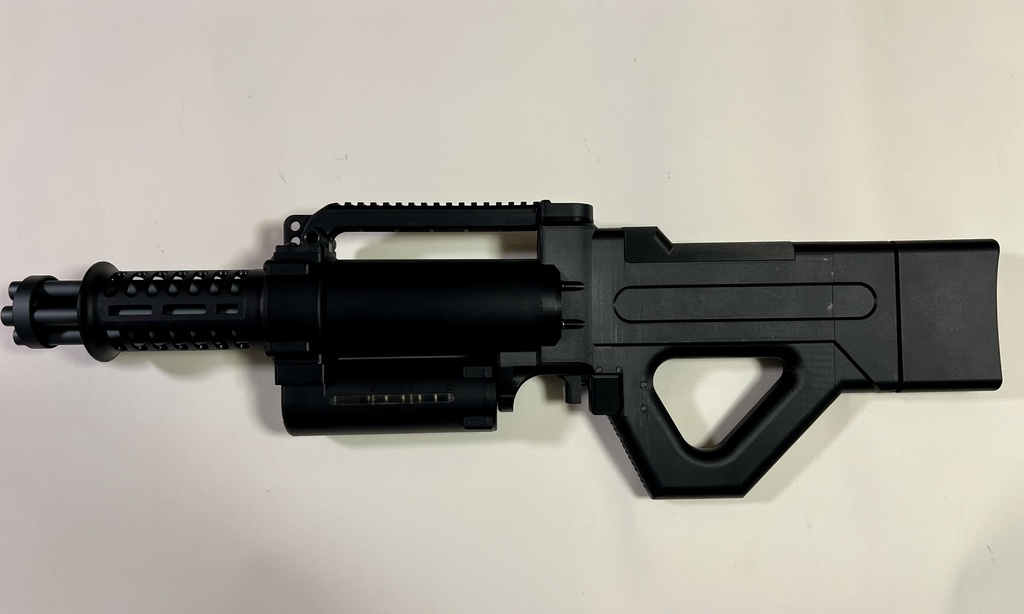 WELLPRO マイクロミニガン用 カスタムストック 3Dプリント製