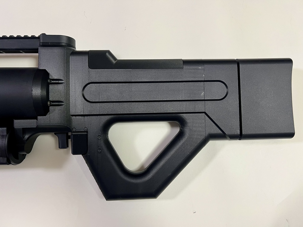 WELLPRO マイクロミニガン用 カスタムストック 3Dプリント製