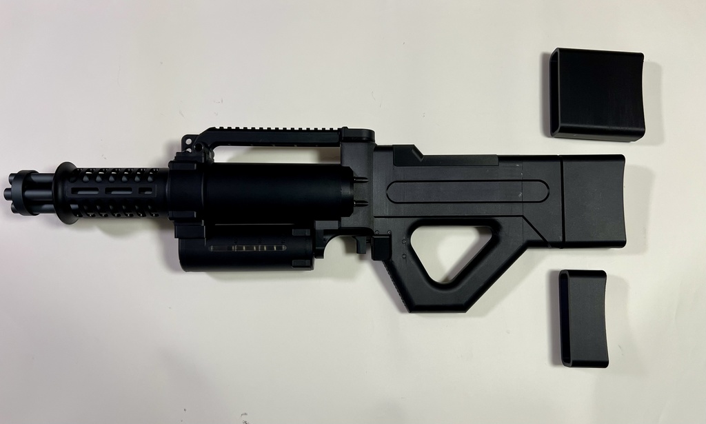 WELLPRO マイクロミニガン用 カスタムストック 3Dプリント製