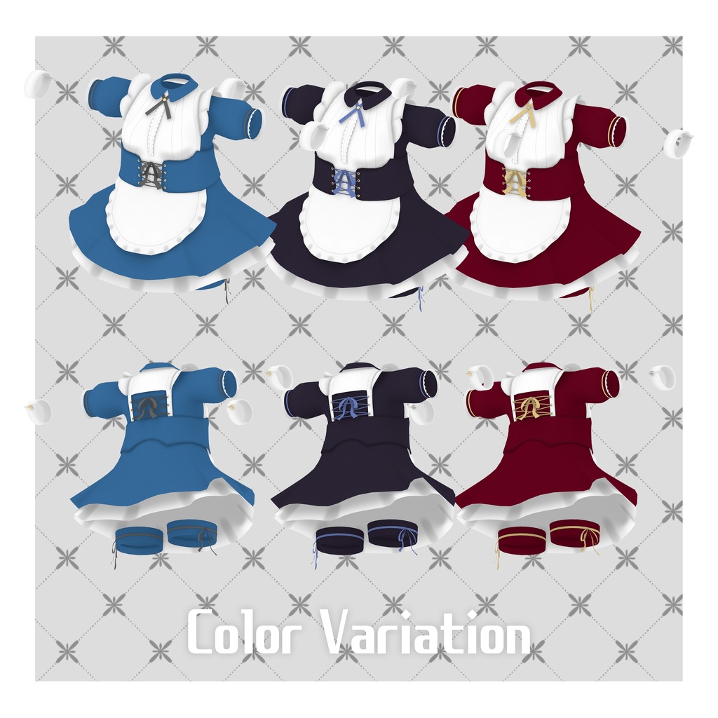 【シャララ 対応衣装】ミニスカメイド服