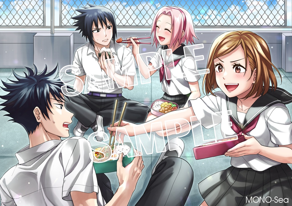 【C106おまとめ発送】呪祓忍術 (NARUTOx呪術廻戦) イラスト集