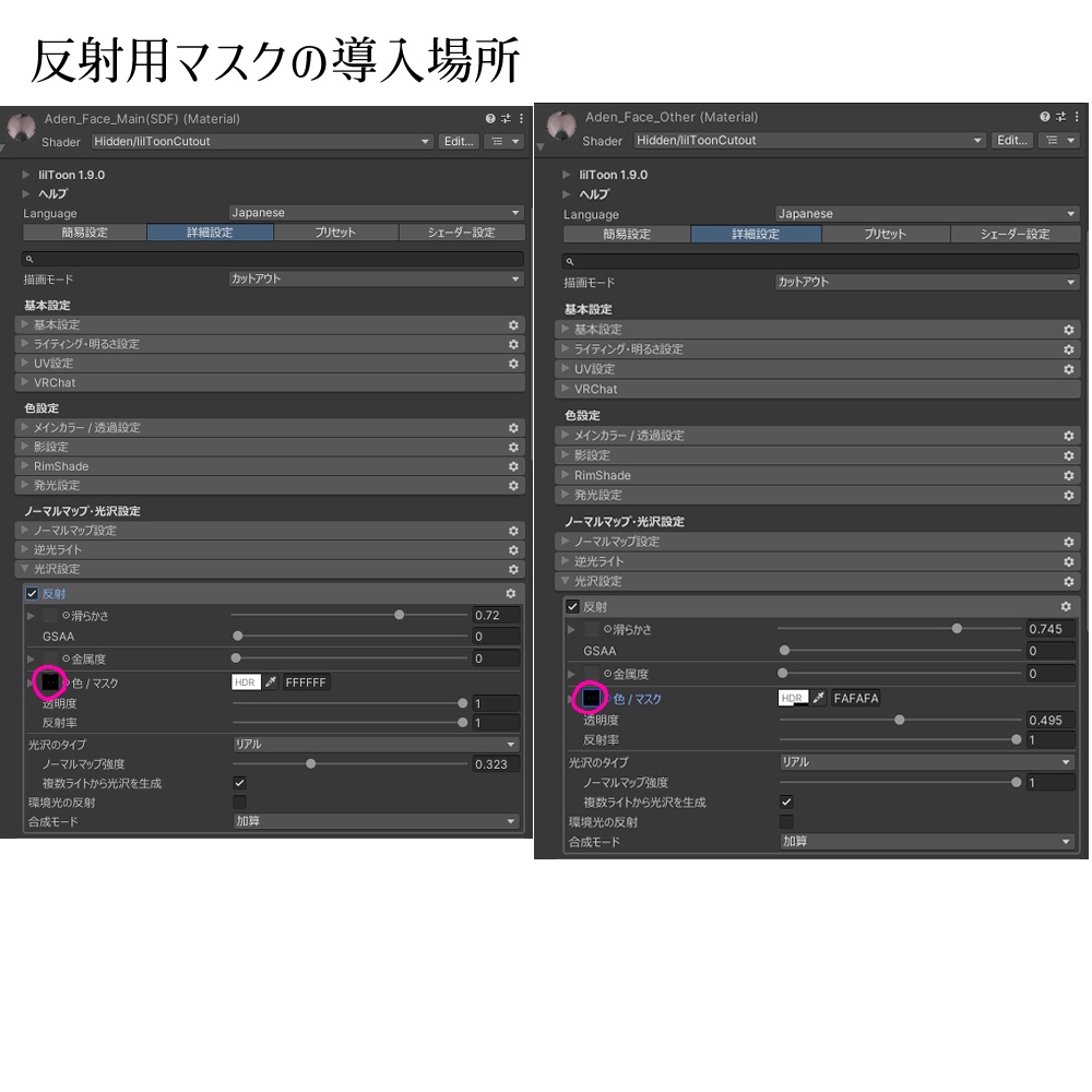 【アデノフォラ専用】Reflective makeup