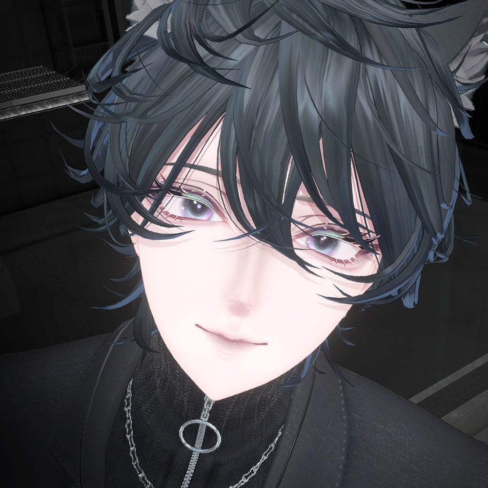 【斑霞対応】Blue base natural makeup+Eye texture