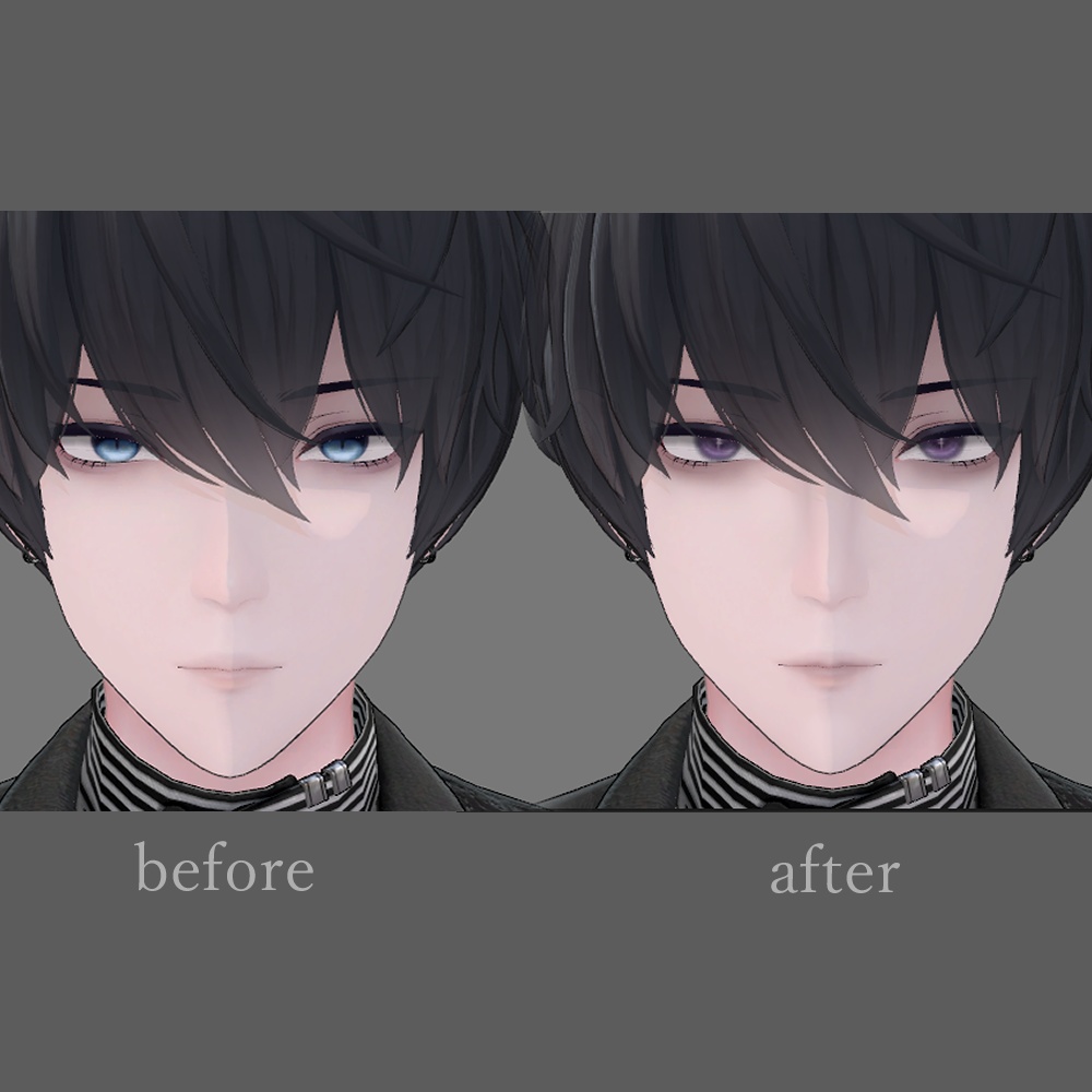 【メイク+アイテクスチャ1色無料】獏専用-CrossNoirEye&Makeup