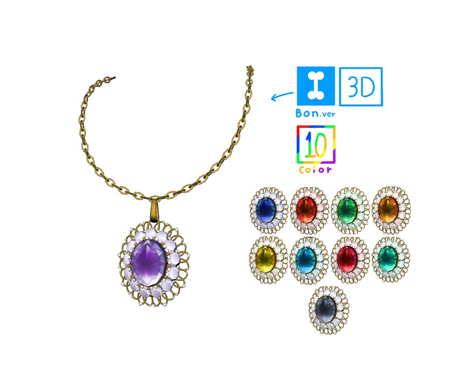 Romance Fantasy Jewelry 3D Material [cs3o]
