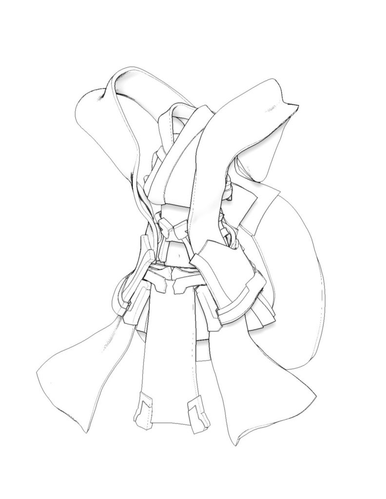 和風な衣装　その参