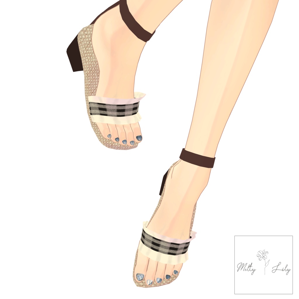 ウルフェリアちゃん専用 ギンガムチェック水着