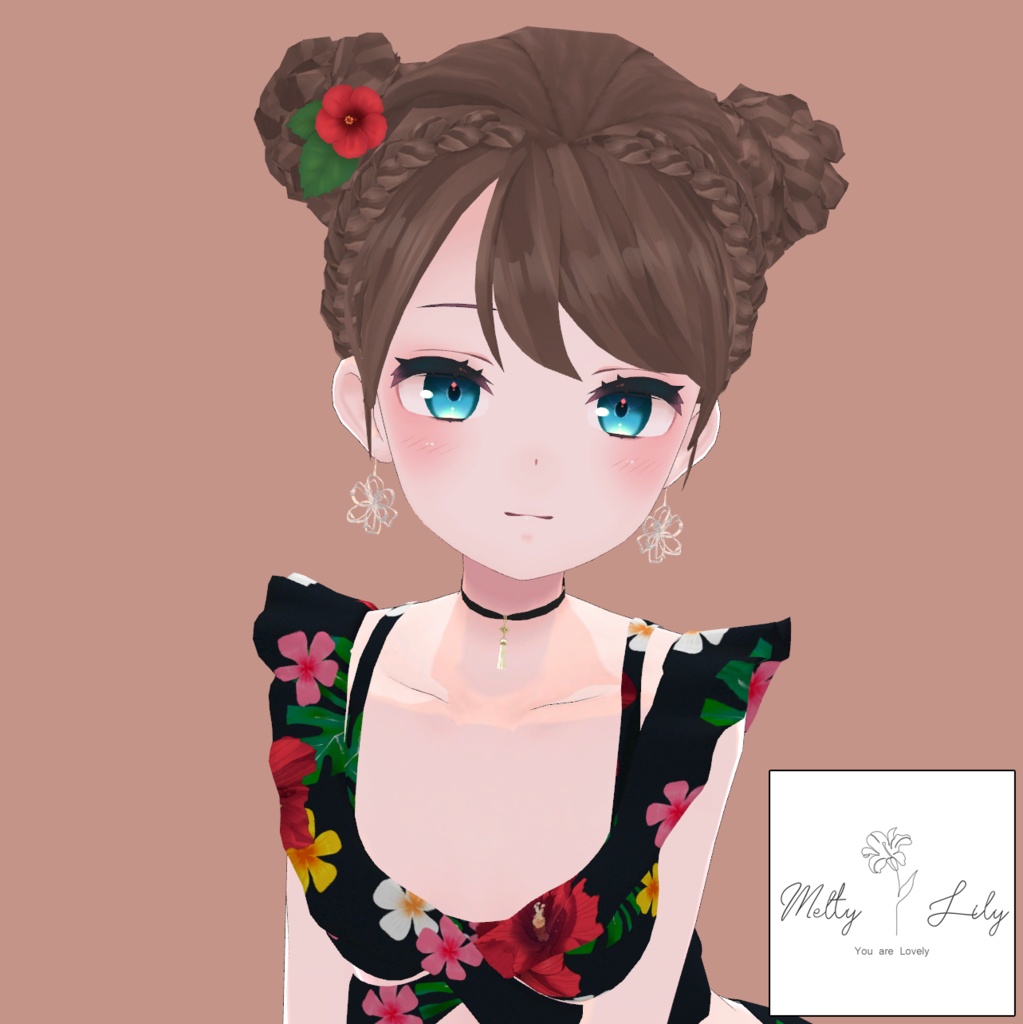 透羽&薄荷共通素体専用 フリル水着