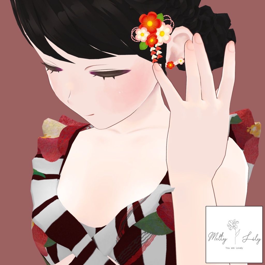 透羽&薄荷共通素体専用 フリル水着