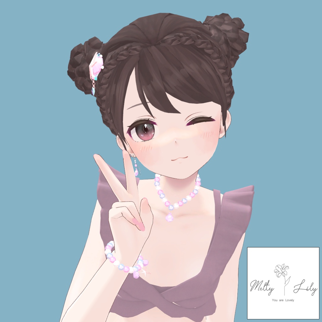 透羽&薄荷共通素体専用 フリル水着