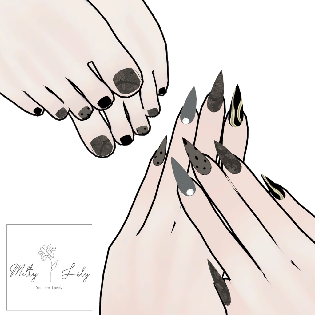 【Grus】メイクテクスチャ&ネイルセット