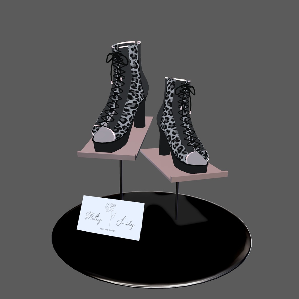 【Grus】Open toe boots & Footnail Set