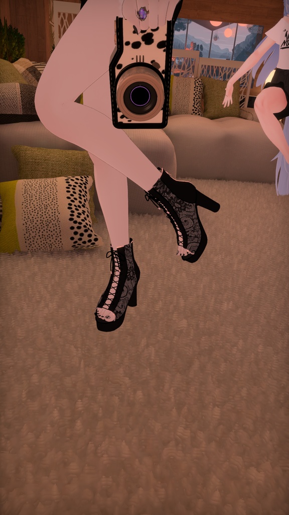 【Grus】Open toe boots & Footnail Set