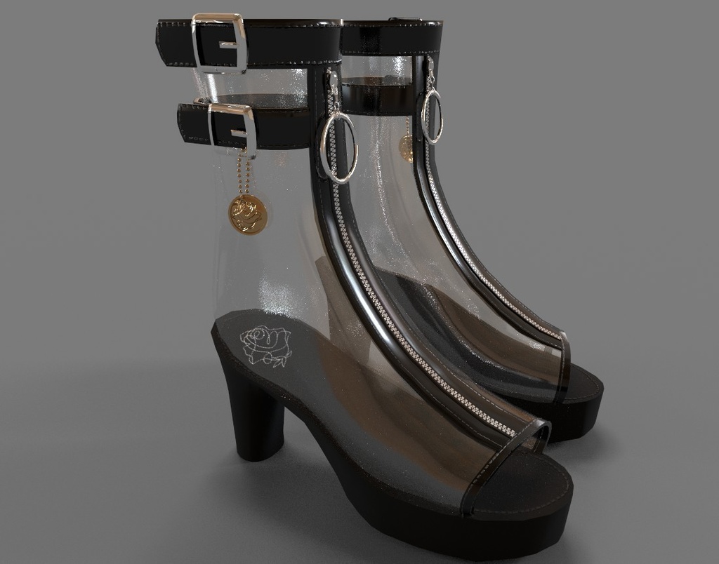 【桔梗】ClearBoots × ShelineCloset【舞夜】