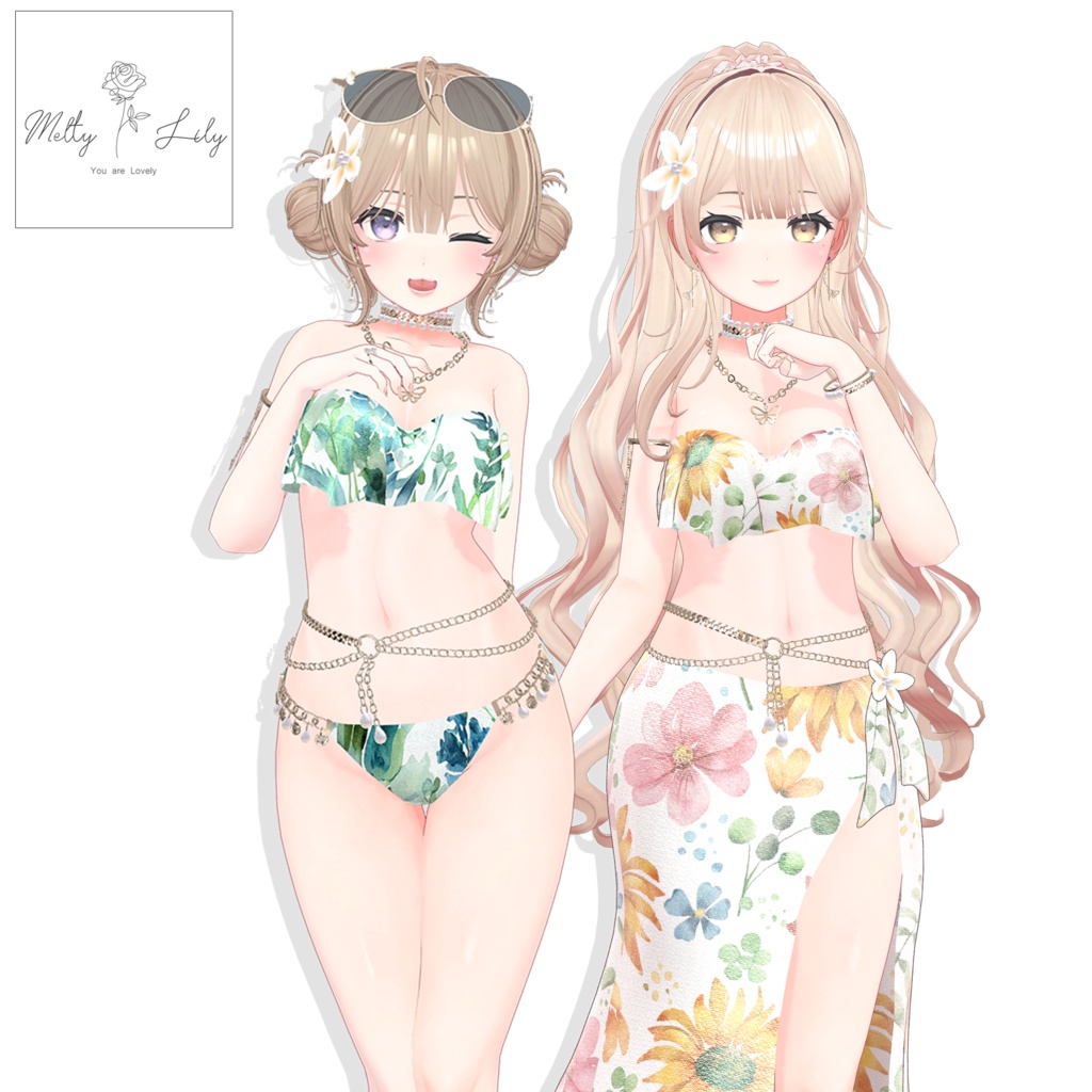 Flare Bandeau BIKINI【4アバター対応】