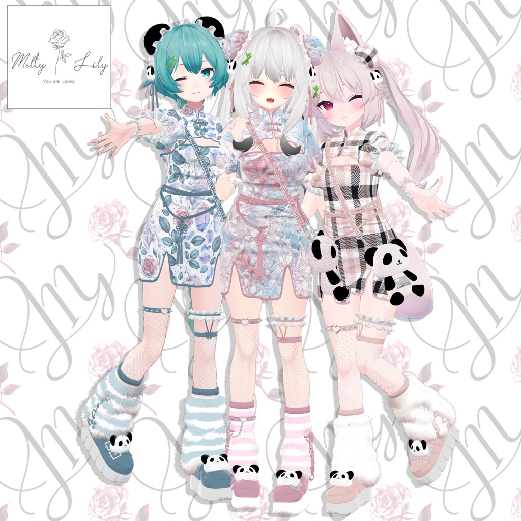 Textile CHINA 【12アバター対応】#Melty_Lily