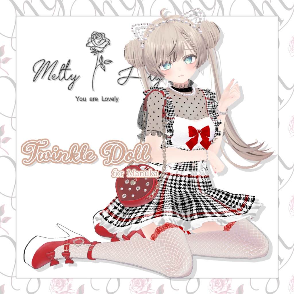 【マヌカちゃん対応】メルリリ衣装パック💛 #Melty_Lily