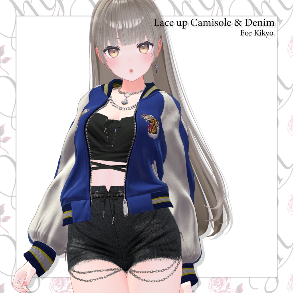 ⛓Lace up Camisole & Denim⛓ #Melty_Lily