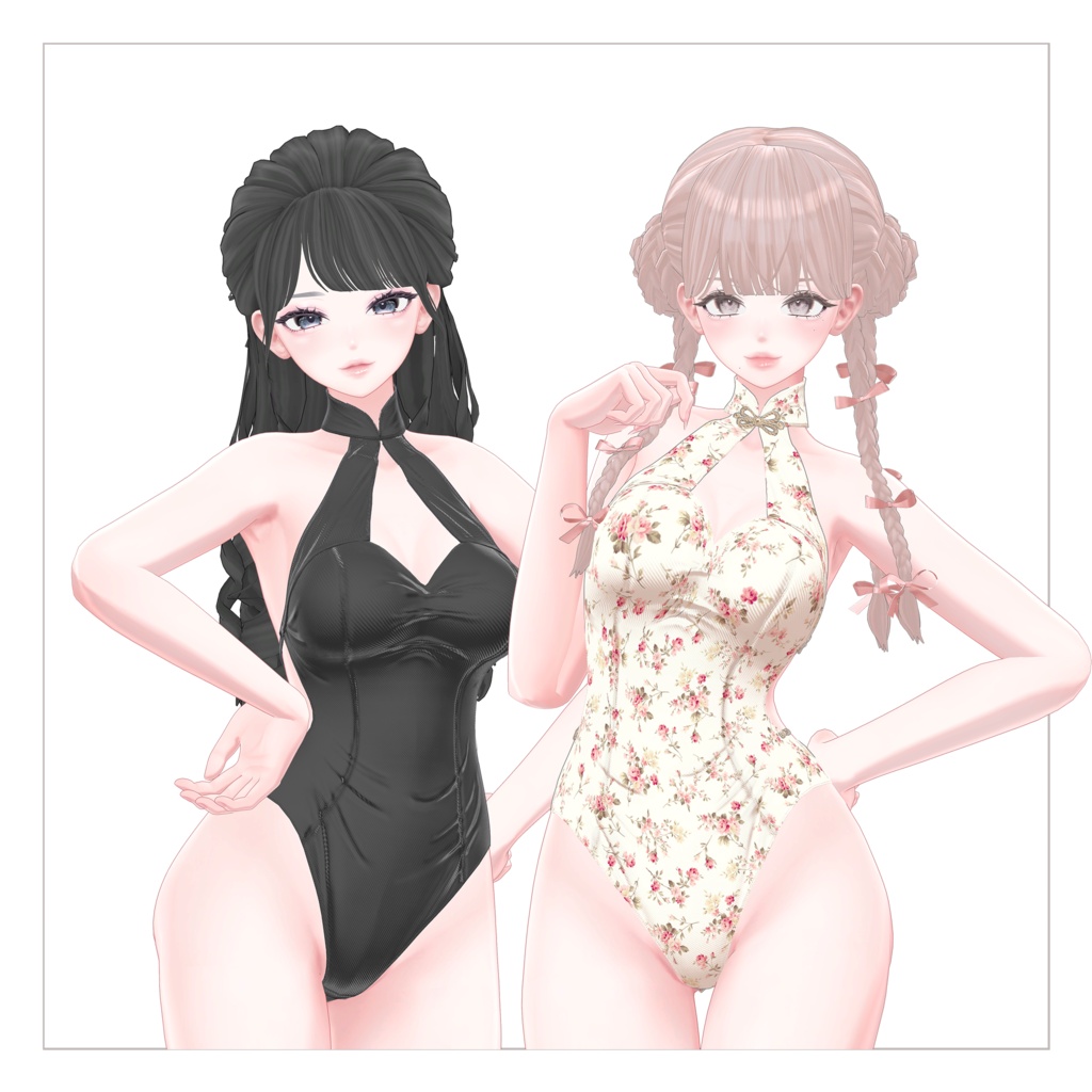 🀄 Chinese Style Swimsuit 🐉 #Melty_Lily