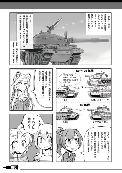 独ソ第二世代戦車比較 レオパルト1 vs T-62