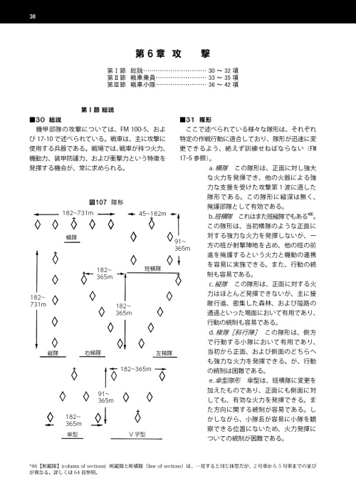 WWⅡ米軍野戦教範 戦車小隊 下