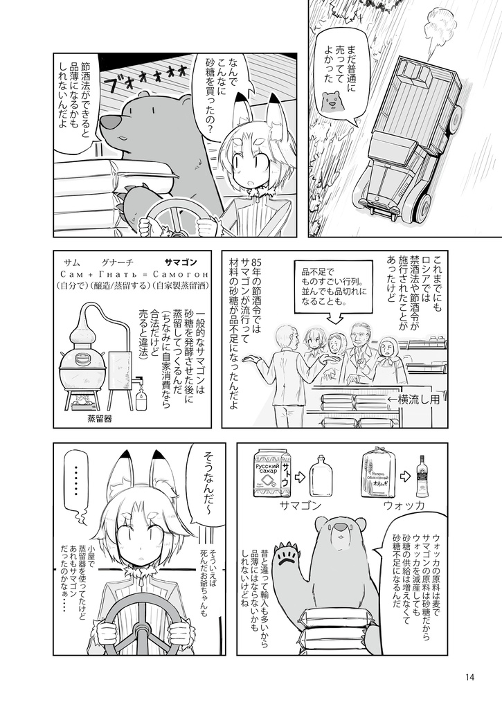 ウォッカと密造酒(サマゴン)