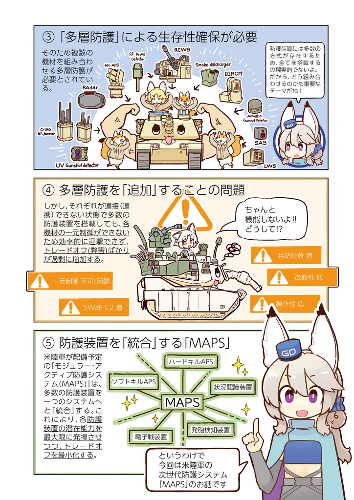 同人誌「M1E3エイブラムス 下巻その1」