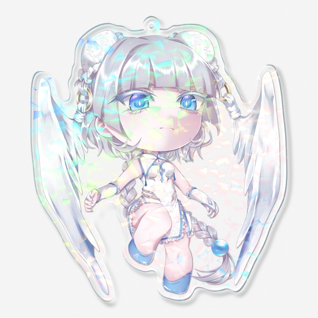 チャイナ天使ちゃん♡ホログラムアクリルキーホルダー
