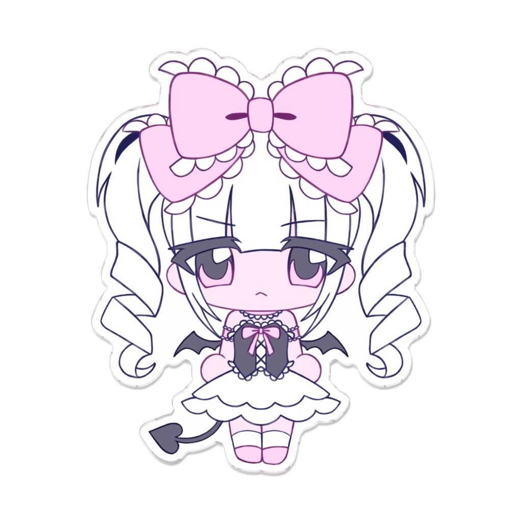 クロエ・チュールちゃん♡アクリルバッジ