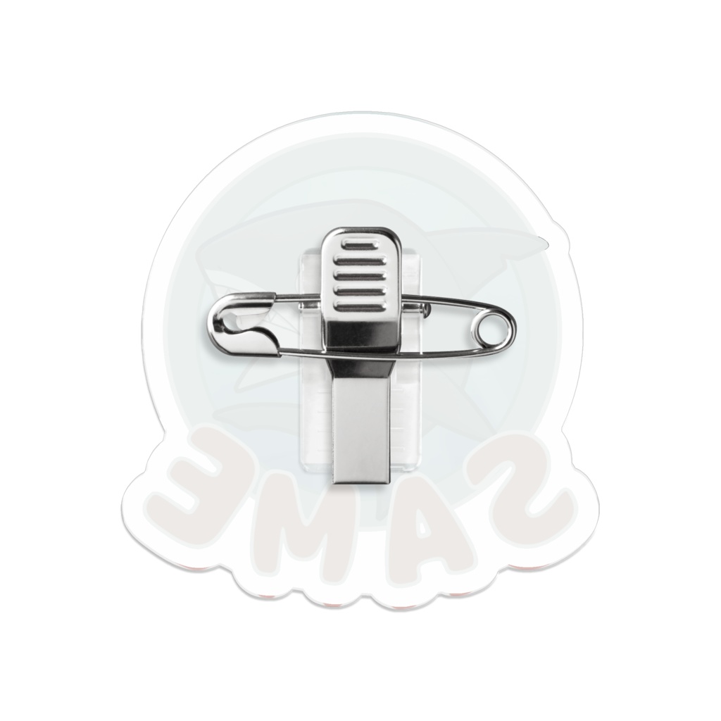 SAME(サメ)アクリルバッジ