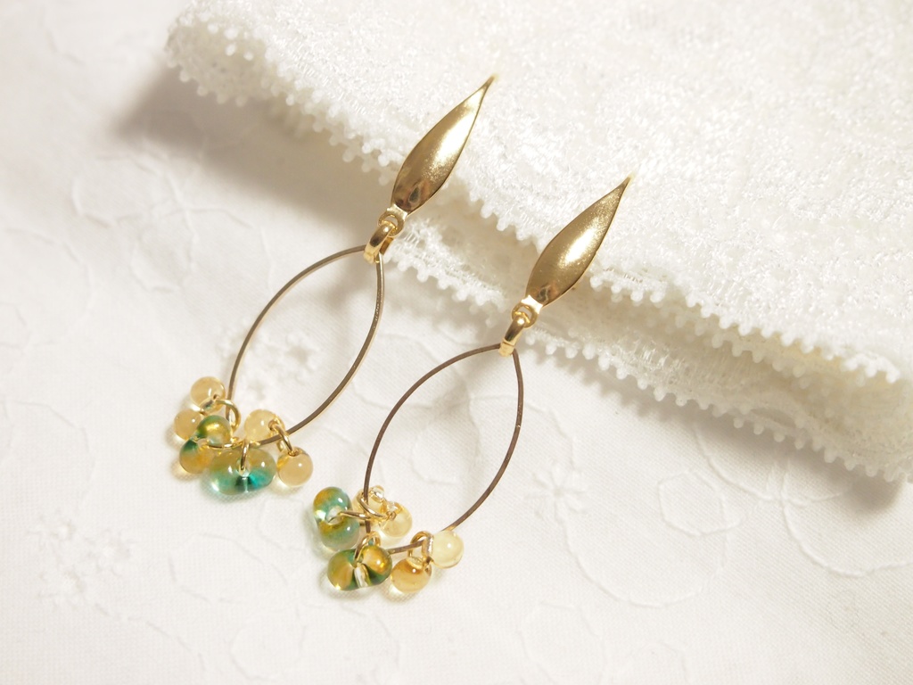 ひめさね「初蛍」ピアス