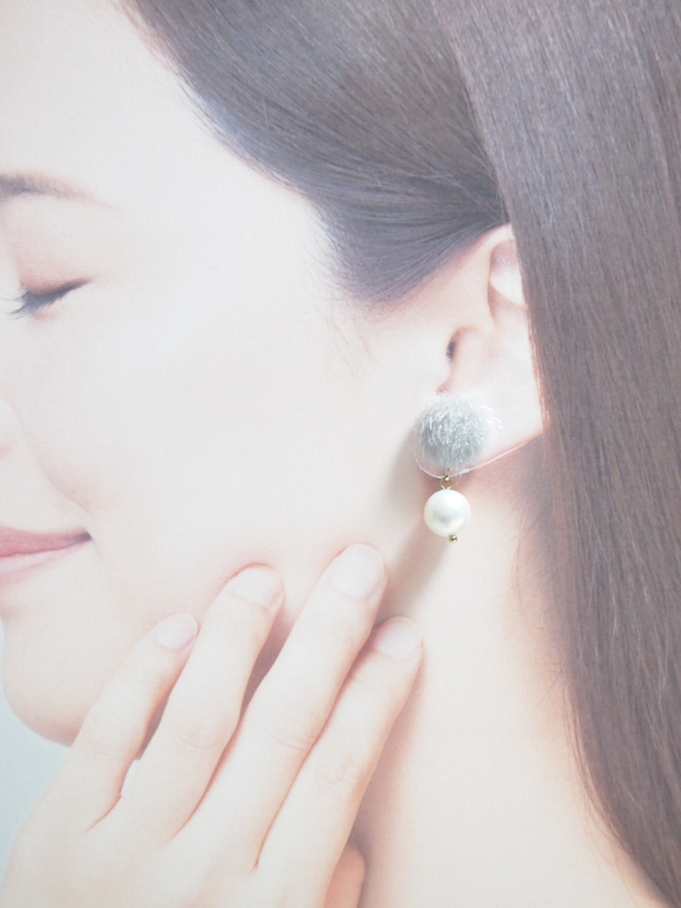 ひめさね「猫っ毛の君」イヤリング