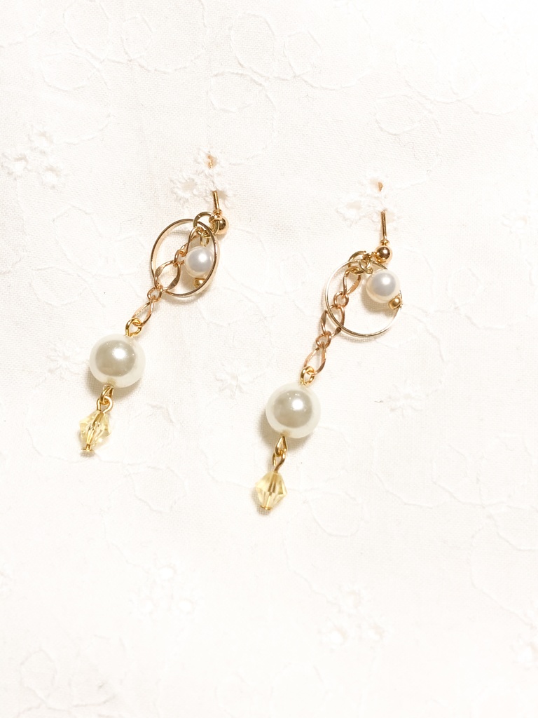 ひめさね「月世界」ピアス