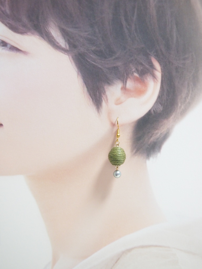 ひめさね「抹茶香」ピアス