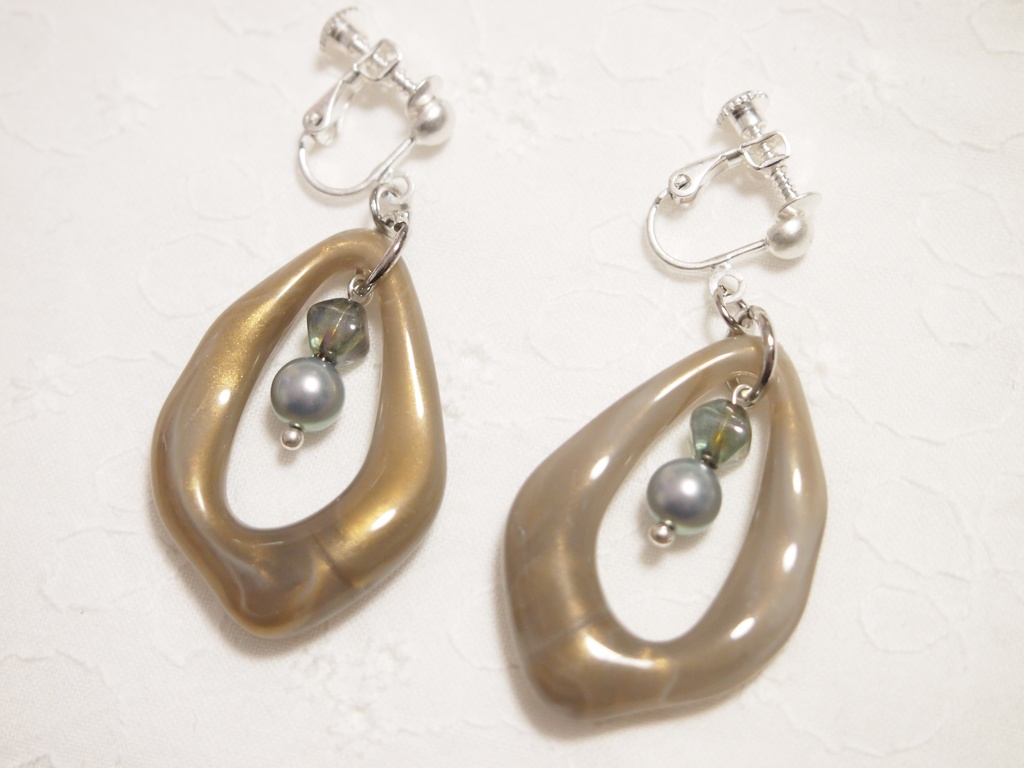 ひめさね「草いきれ」イヤリング