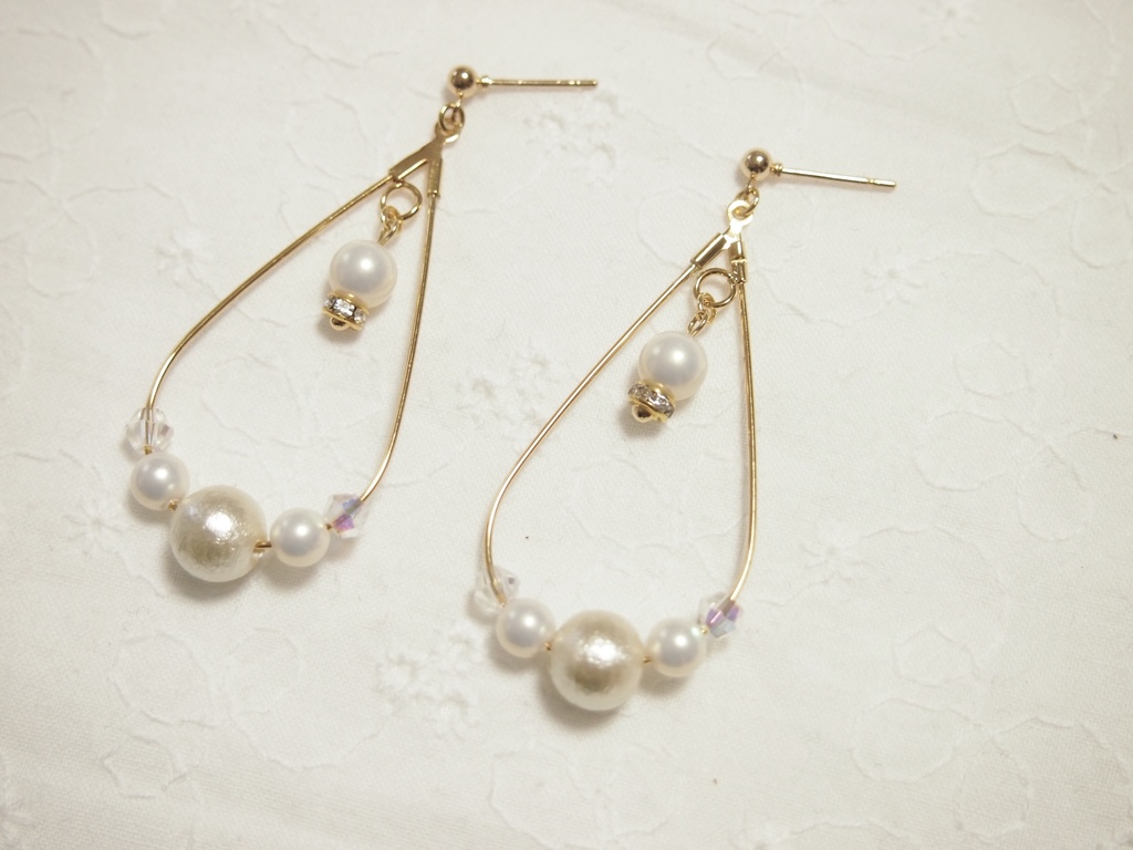 ひめさね「月の道」ピアス