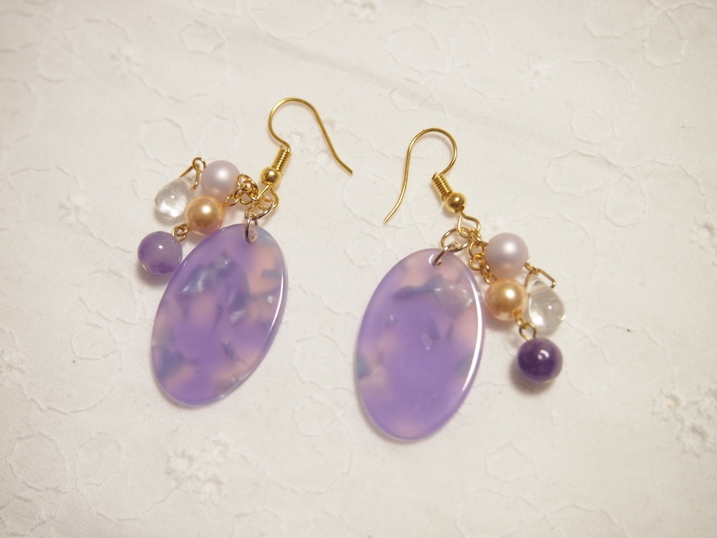 さねみ「violet」ピアス