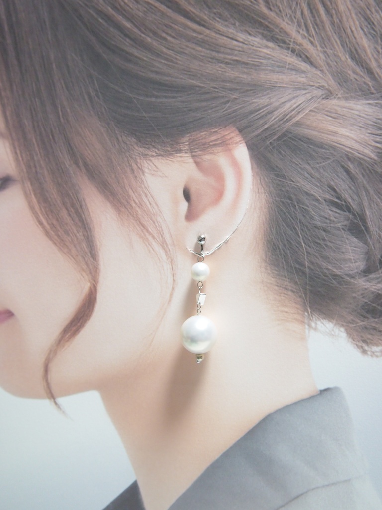 ひめさね「白鈴」イヤリング