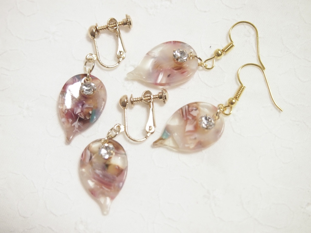 残花（B）ピアス＆イヤリング