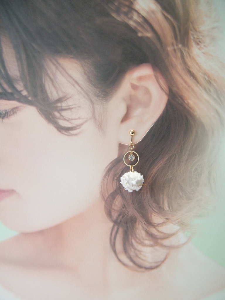 百日紅 ピアス&イヤリング
